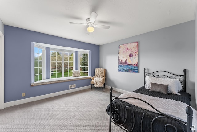 3338 E Creek Rd, Cottonwood Heights, UT 84121 - bedroom featuring carpet floors and ceiling fan