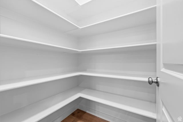 view of pantry