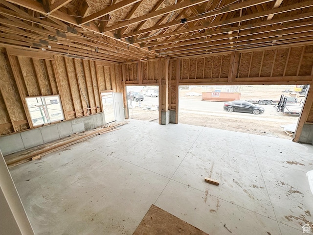 miscellaneous room featuring a garage