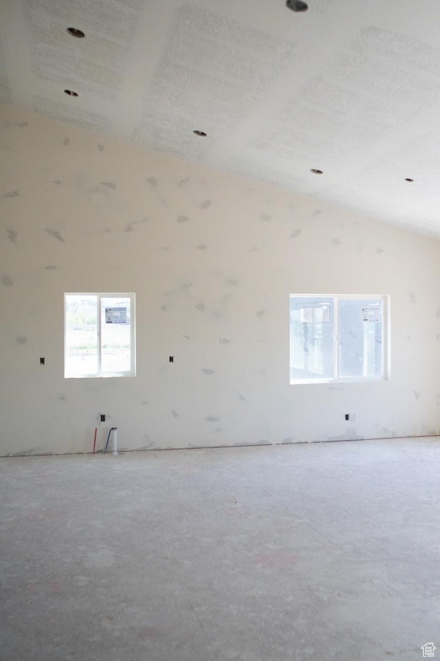 3639 S Macy Ln, West Haven, UT 84401 - spare room featuring plenty of natural light and lofted ceiling