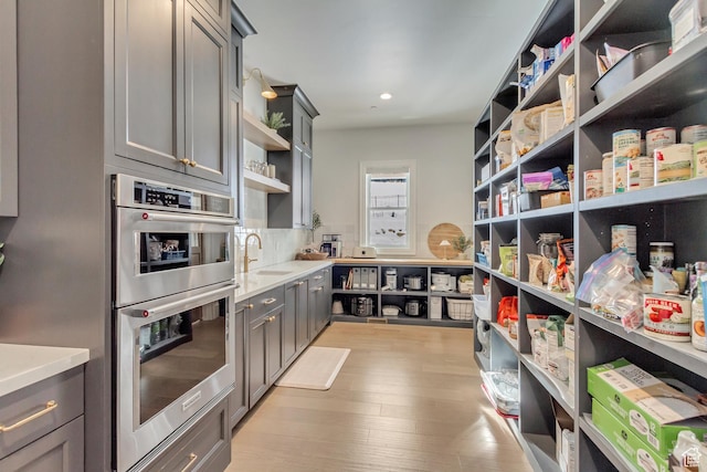70 E Deer Meadow Ct, Woodland Hills, UT 84653 - storage area featuring a sink
