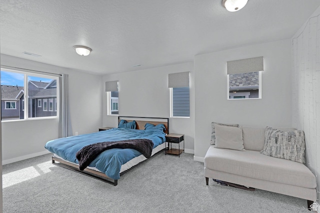3219 W 3825 S, West Haven, UT 84401 - carpeted bedroom featuring a textured ceiling, baseboards, and visible vents