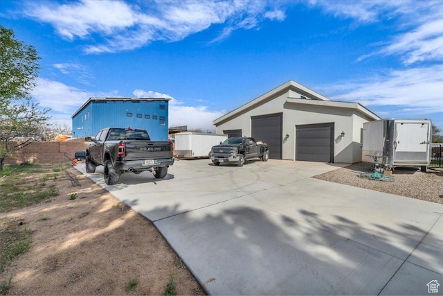 444 S 1530 W, Hurricane, UT 84737 - exterior space featuring an outbuilding, a garage, and fence