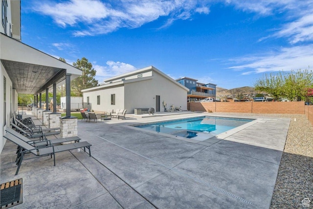 444 S 1530 W, Hurricane, UT 84737 - view of swimming pool featuring a patio area, a fenced backyard, and a fenced in pool