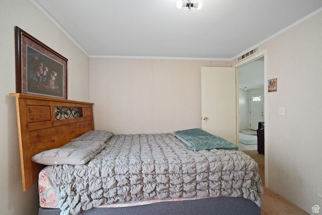 5801 S 7100 W, Hooper, UT 84315 - carpeted bedroom with ornamental molding and visible vents