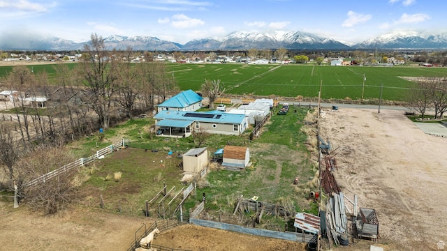 5801 S 7100 W, Hooper, UT 84315 - aerial view with a mountain view and a rural view