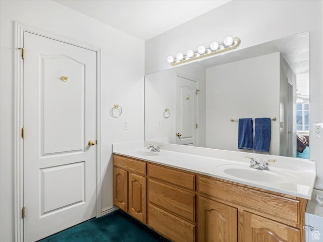 4572 W Bingham Park Dr S, West Jordan, UT 84088 - full bathroom featuring a sink and double vanity