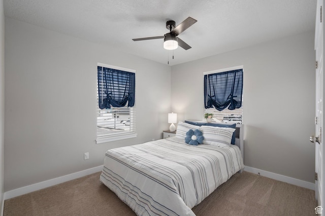 7091 N Oquirrh Ranch Pkwy, Eagle Mountain, UT 84005 - carpeted bedroom with baseboards and a ceiling fan