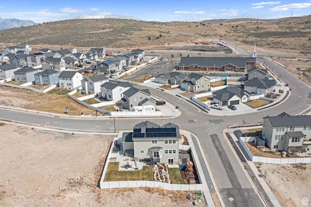 7091 N Oquirrh Ranch Pkwy, Eagle Mountain, UT 84005 - bird's eye view featuring a mountain view and a residential view