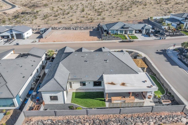birds eye view of property featuring a residential view