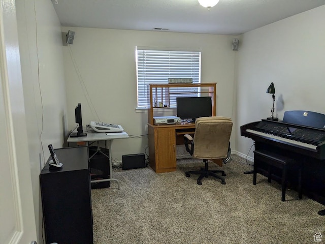 641 W 3550 S, Riverdale, UT 84405 - home office featuring visible vents and carpet flooring