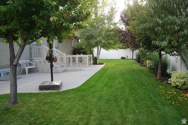 641 W 3550 S, Riverdale, UT 84405 - view of yard with a patio and a fenced backyard