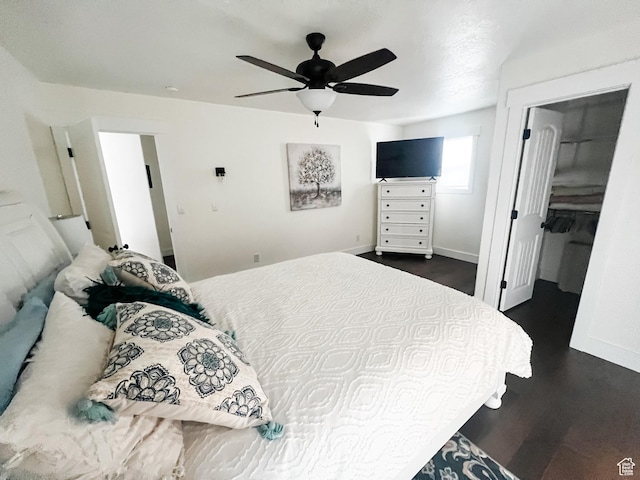 2770 S 9500 E, Jensen, UT 84035 - bedroom featuring baseboards and a ceiling fan