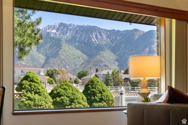 view of mountain feature