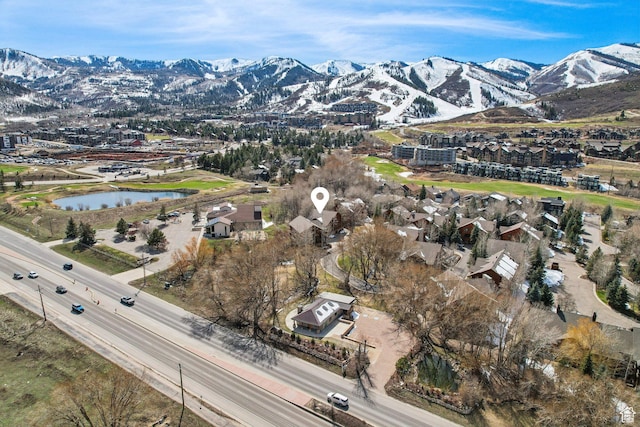 3931 Timber Wolf Ln Unit 7C, Park City, UT 84098 - bird's eye view with a water and mountain view