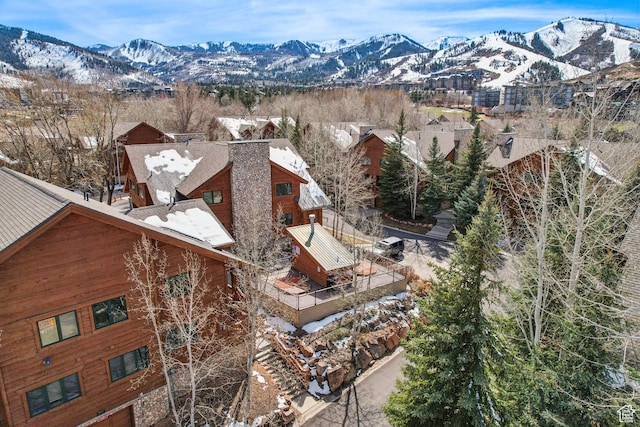 3931 Timber Wolf Ln Unit 7C, Park City, UT 84098 - bird's eye view with a mountain view