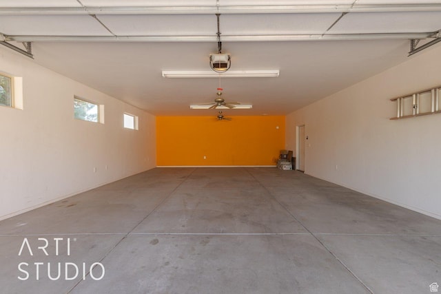1285 Summerwood Cir, Santa Clara, UT 84765 - garage featuring ceiling fan
