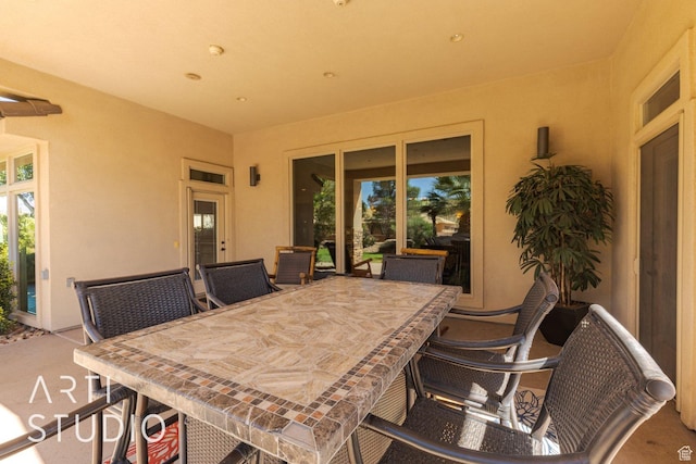 1285 Summerwood Cir, Santa Clara, UT 84765 - exterior space featuring outdoor dining area