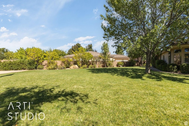 1285 Summerwood Cir, Santa Clara, UT 84765 - view of yard