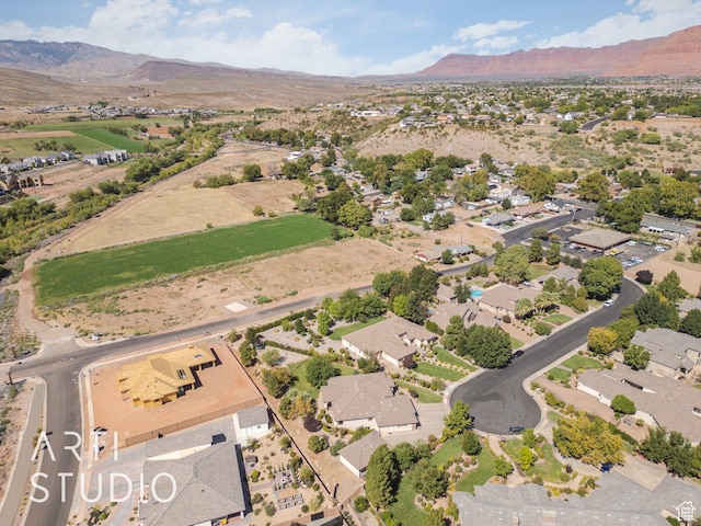 1285 Summerwood Cir, Santa Clara, UT 84765 - drone / aerial view with a mountain view