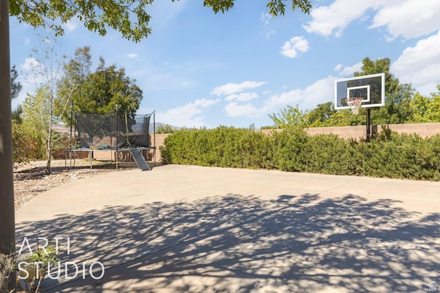 1285 Summerwood Cir, Santa Clara, UT 84765 - exterior space featuring a trampoline