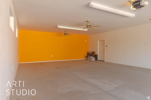 1285 Summerwood Cir, Santa Clara, UT 84765 - spare room featuring concrete flooring and ceiling fan