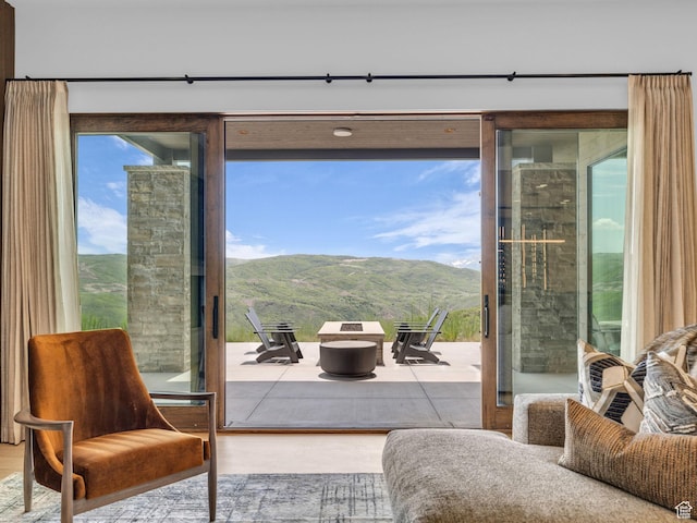 2178 E Lone Peak Ln, Kamas, UT 84036 - doorway featuring a mountain view