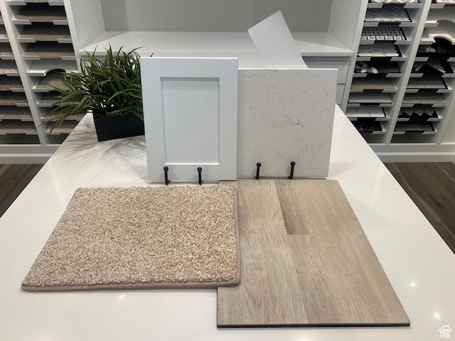 room details featuring wood finished floors