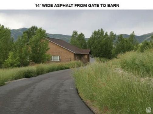 2666 Valley Vw W, Mendon, UT 84325 - exterior space featuring a mountain view