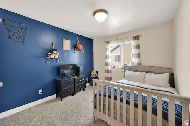 3632 E Sapphire Creek Ln N Unit 318, Eagle Mountain, UT 84005 - bedroom with a textured ceiling, carpet flooring, and baseboards