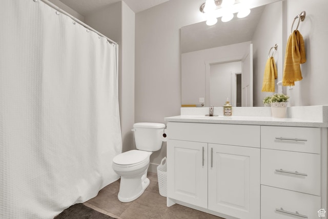 3632 E Sapphire Creek Ln N Unit 318, Eagle Mountain, UT 84005 - bathroom with baseboards, toilet, vanity, and tile patterned floors