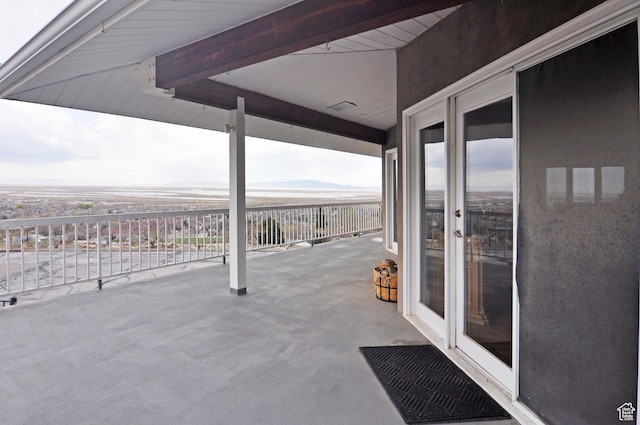 360 E 1825 N, Centerville, UT 84014 - view of patio / terrace featuring a mountain view