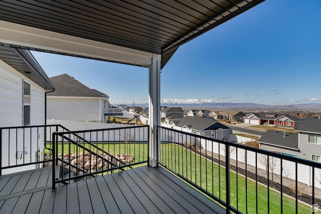 51 S 1250 E, Smithfield, UT 84335 - deck with a residential view and a lawn