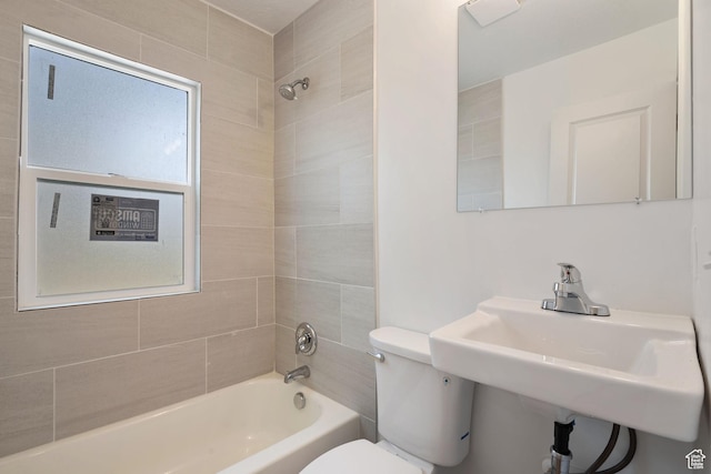 924 W California Ave, Salt Lake City, UT 84104 - full bath with toilet, shower / bath combination, and a sink