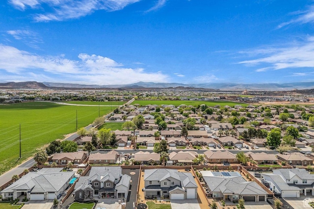 39 W Elinor Ln, Washington, UT 84780 - birds eye view of property with a mountain view and a residential view