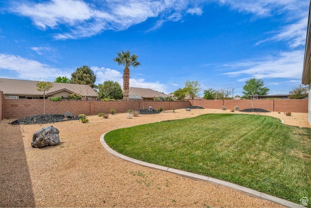 39 W Elinor Ln, Washington, UT 84780 - view of yard featuring a fenced backyard