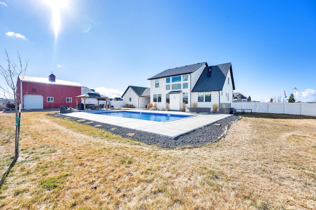 2282 N 3430 W, Clinton, UT 84015 - back of house featuring a gazebo and a patio area