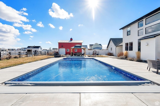 2282 N 3430 W, Clinton, UT 84015 - view of pool featuring a patio area and a residential view