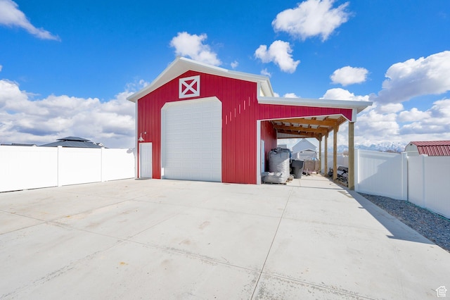 2282 N 3430 W, Clinton, UT 84015 - view of outdoor structure featuring driveway
