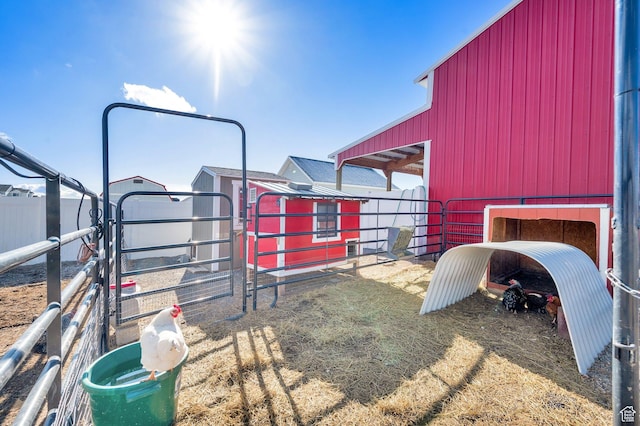 2282 N 3430 W, Clinton, UT 84015 - view of yard featuring an outdoor structure and an exterior structure