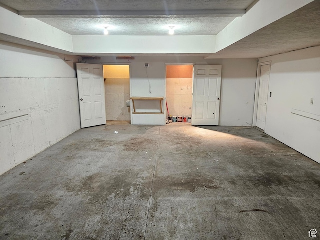 view of basement