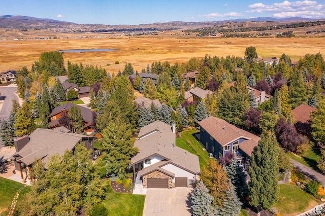 872 Martingale Ln, Park City, UT 84098 - drone / aerial view with a mountain view and a residential view