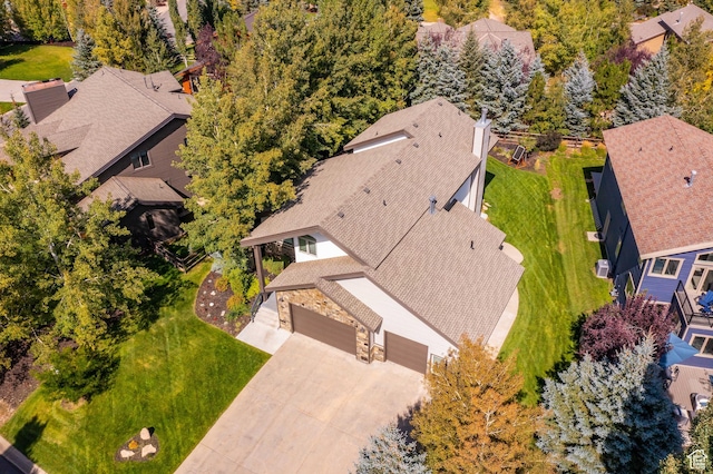 872 Martingale Ln, Park City, UT 84098 - bird's eye view with a residential view