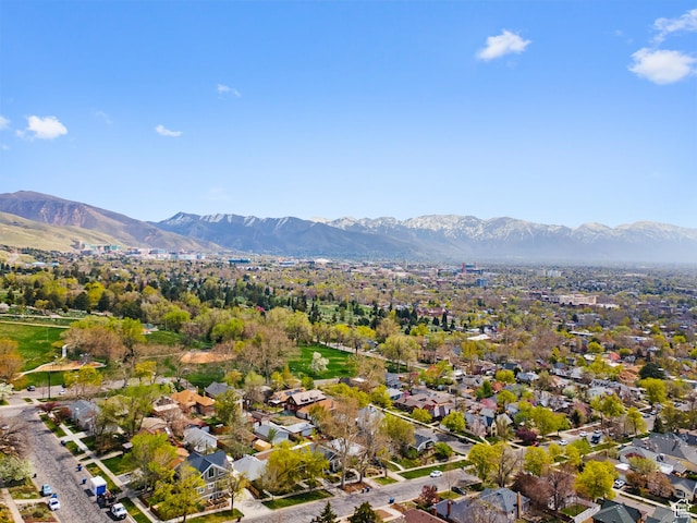 707 E 9th Ave, Salt Lake City, UT 84103 - aerial view featuring a residential view and a mountain view