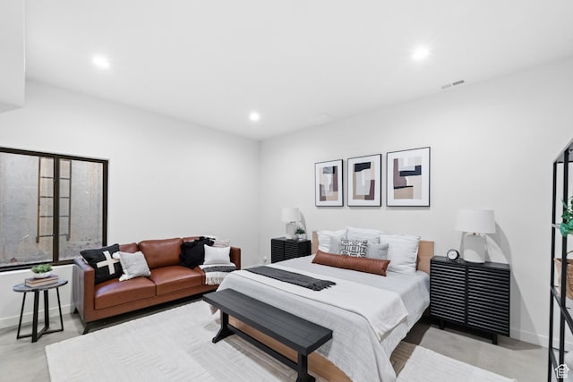 707 E 9th Ave, Salt Lake City, UT 84103 - bedroom featuring recessed lighting, visible vents, and baseboards