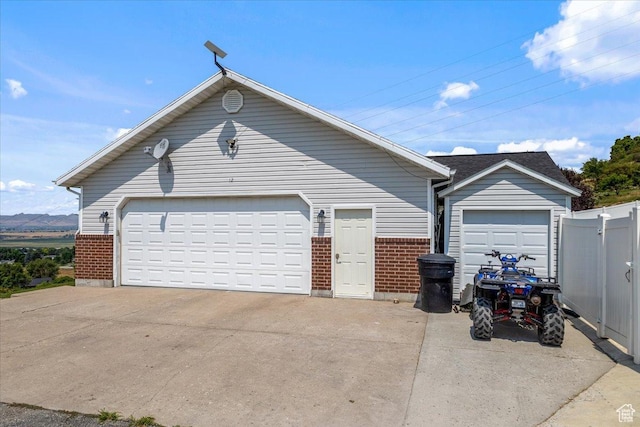 exterior space featuring fence