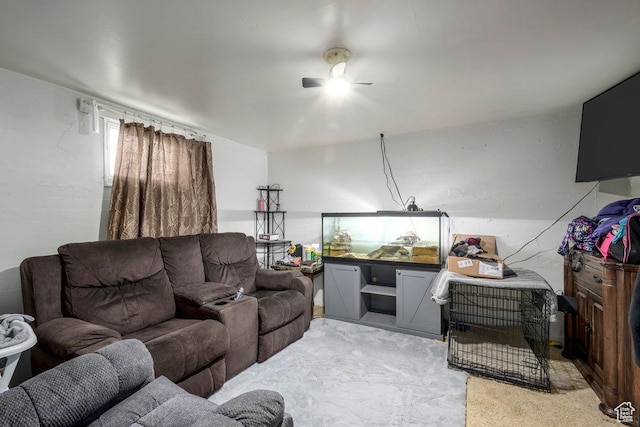 12640 S 1565 E, Draper, UT 84020 - living room with ceiling fan