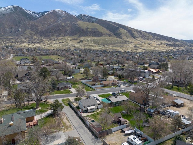 12640 S 1565 E, Draper, UT 84020 - drone / aerial view with a residential view and a mountain view