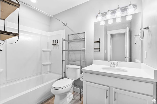 10609 S Kestrel Rise Rd, South Jordan, UT 84009 - full bath featuring vanity, shower / tub combination, and toilet