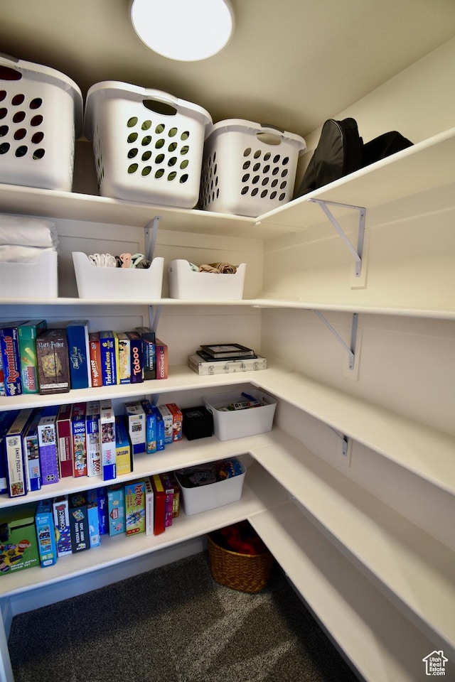 view of pantry